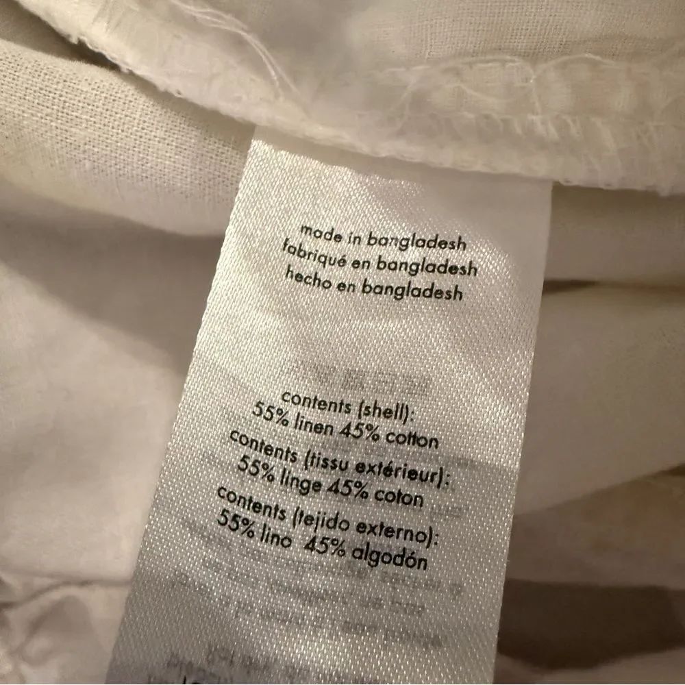 Onia Linen Cotton Drawstring Pants - Picture 7 of 8
